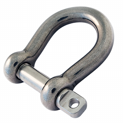 Tested Stainless Steel Bow Shackle - Standard Pin
